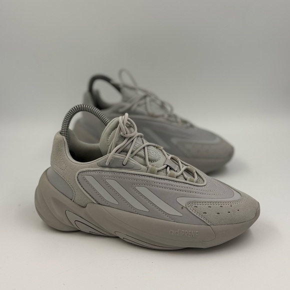 Adidas Mens H03133 Mettalic Gray Ozelia Low Top Lace Up Size 5 Trainers Shoes - Picture 3 of 6